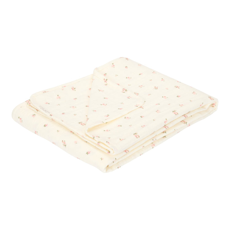 LITTLE DUTCH. Cot summer blanket muslin Fairy Blossom