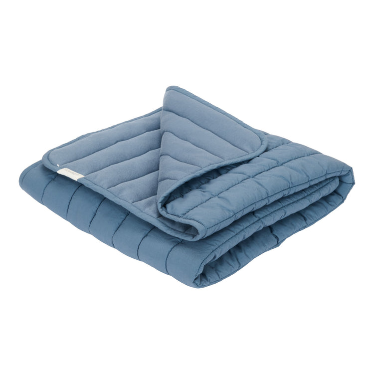 LITTLE DUTCH. Cot quilted bedspread Dark Blue