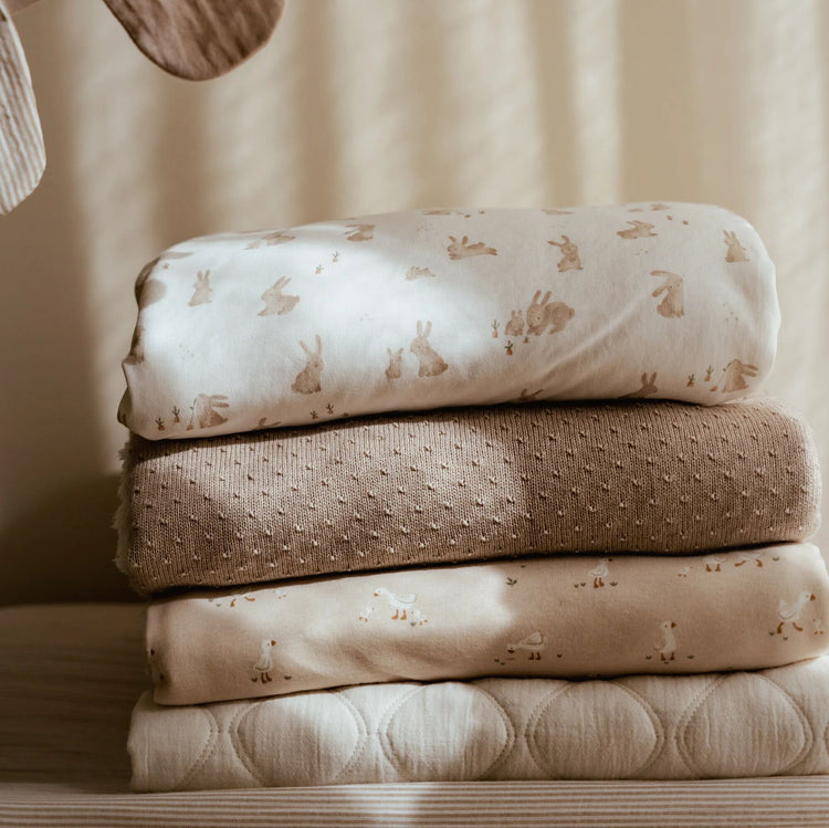 LITTLE DUTCH. Κουβέρτα καπιτονέ Pure Soft White 70x100