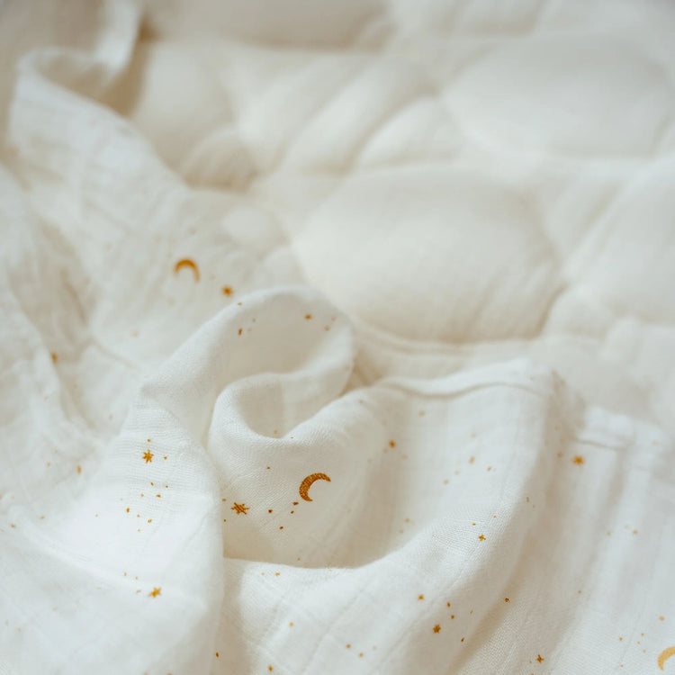LITTLE DUTCH. Κουβέρτα καπιτονέ Pure Soft White 70x100