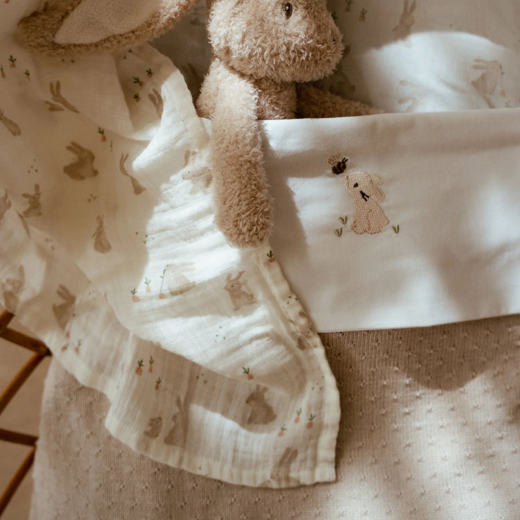 LITTLE DUTCH. Κουβέρτα πλεκτή Pure Soft Beige 110x140