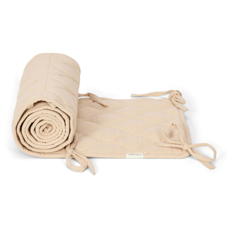 LITTLE DUTCH. Playpen bumper Pure Soft Beige
