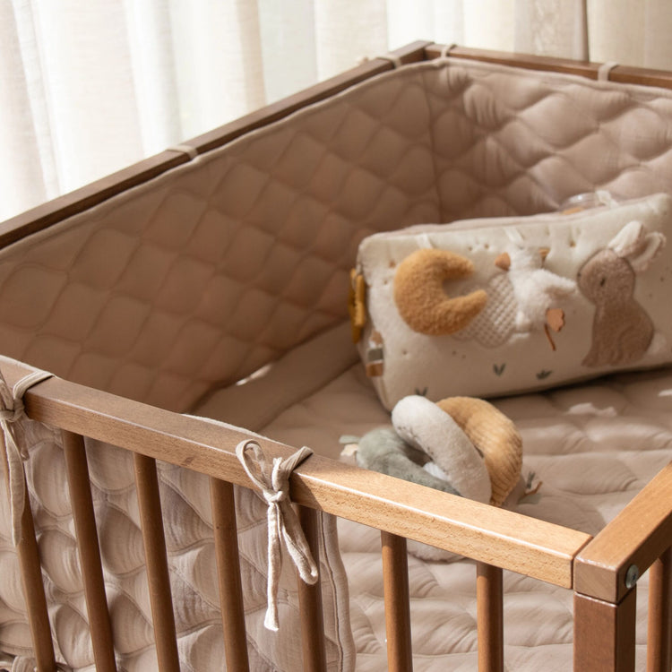 LITTLE DUTCH. Playpen bumper Pure Soft Beige