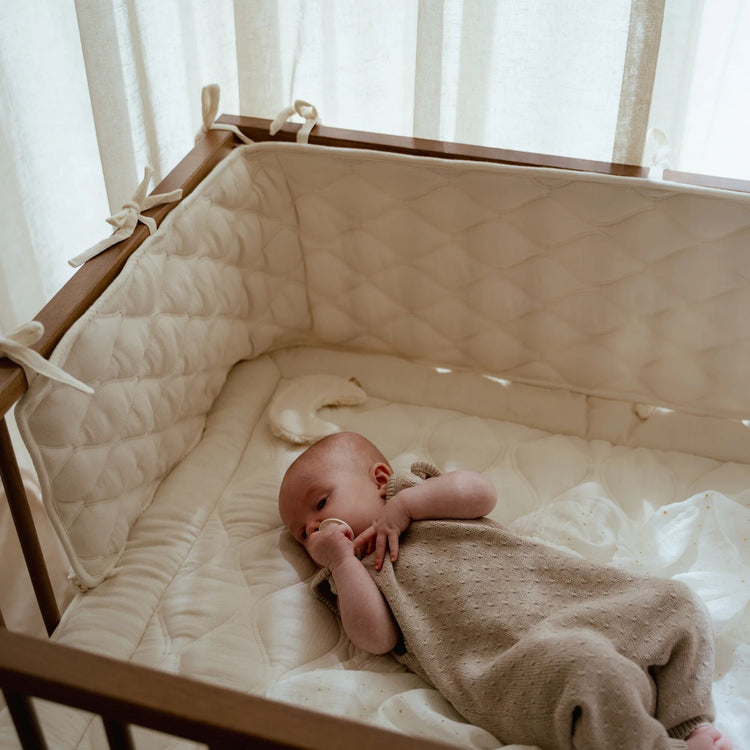 LITTLE DUTCH. Playpen bumper Pure Soft White