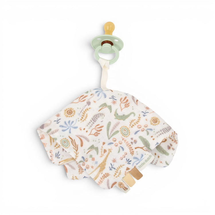 LITTLE DUTCH. Pacifier cloth - Safari Wonders