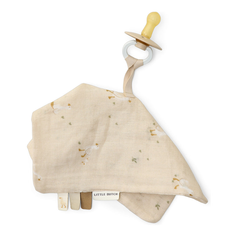 LITTLE DUTCH. Pacifier cloth - Little Goose
