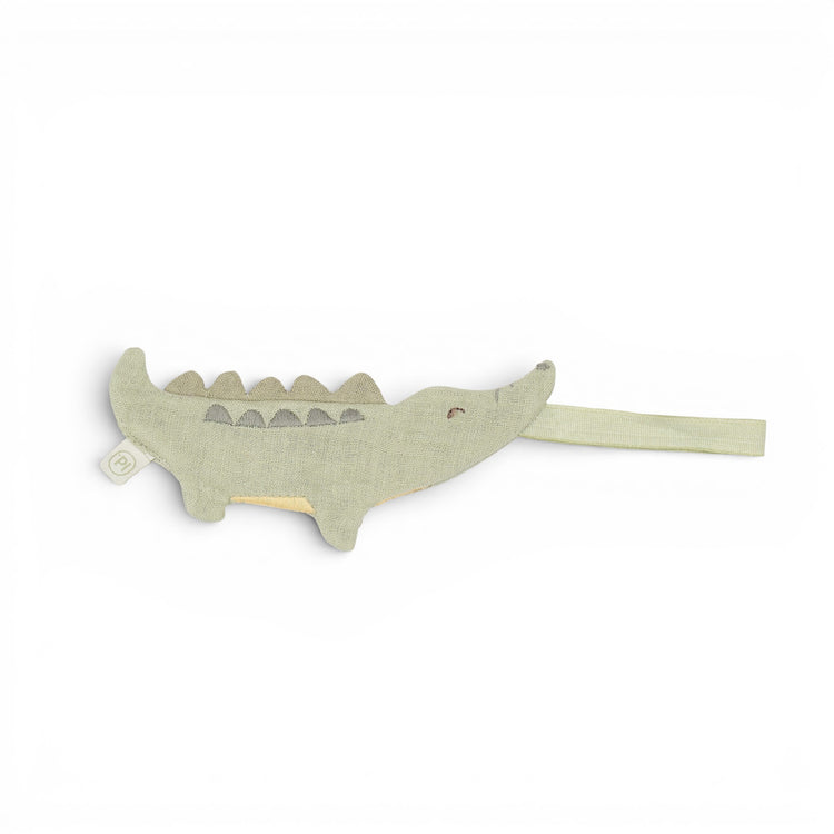 LITTLE DUTCH. Pacifier cloth Crocodile