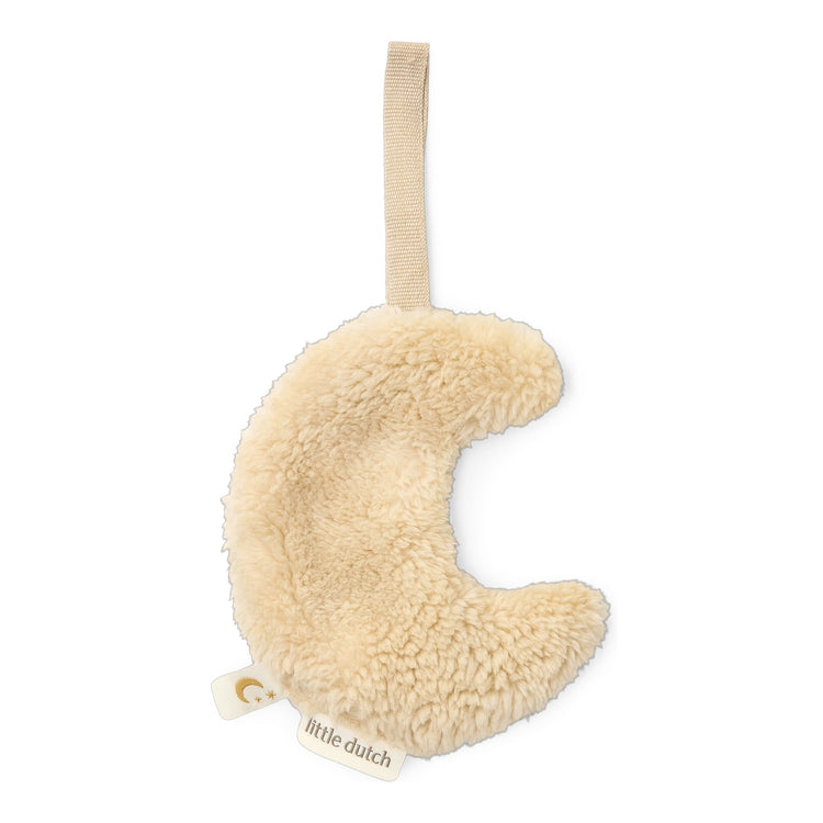 LITTLE DUTCH. Pacifier cloth - Moon Pure Soft Beige