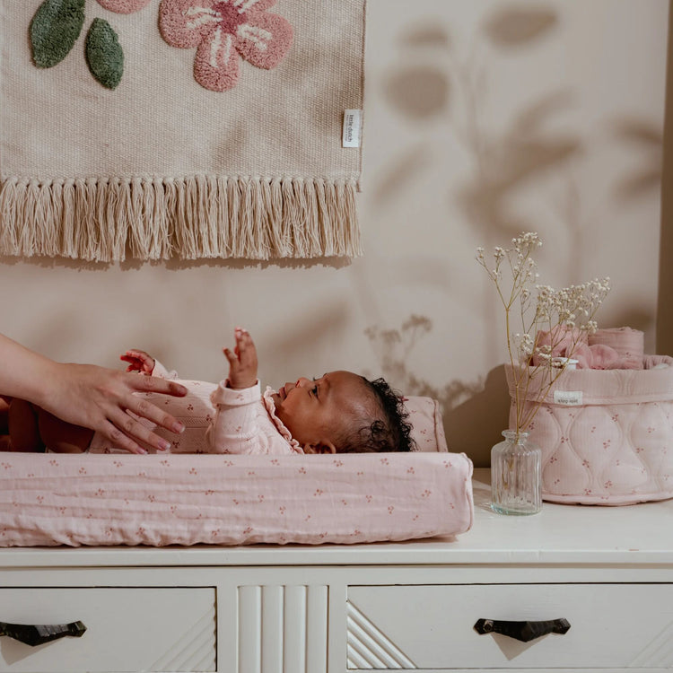 LITTLE DUTCH. Changing mat cover Pure Blossom