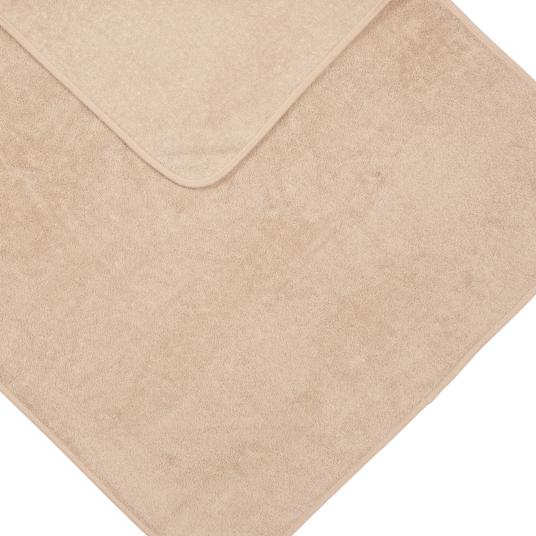 LITTLE DUTCH. Hooded towel Pure Beige - 75 x 75