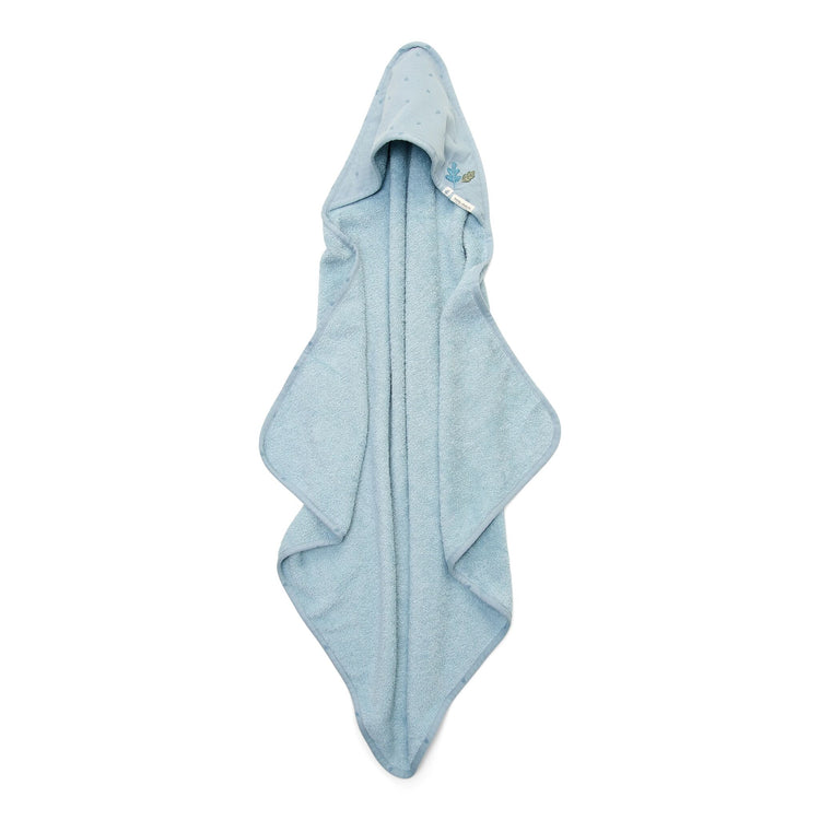 LITTLE DUTCH. Μπουρνουζοπετσέτα Pure Denim Blue 100x100