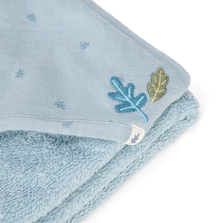 LITTLE DUTCH. Μπουρνουζοπετσέτα Pure Denim Blue 100x100