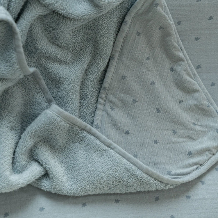 LITTLE DUTCH. Μπουρνουζοπετσέτα Pure Denim Blue 100x100