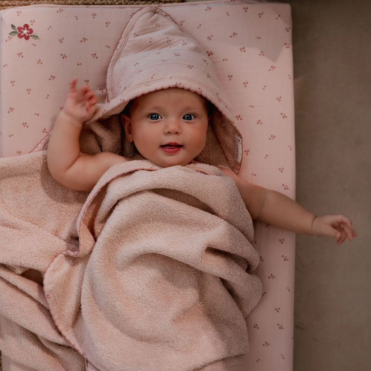 LITTLE DUTCH. Μπουρνουζοπετσέτα Pure Blossom 100x100