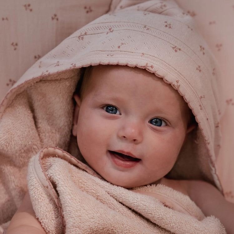 LITTLE DUTCH. Μπουρνουζοπετσέτα Pure Blossom 100x100