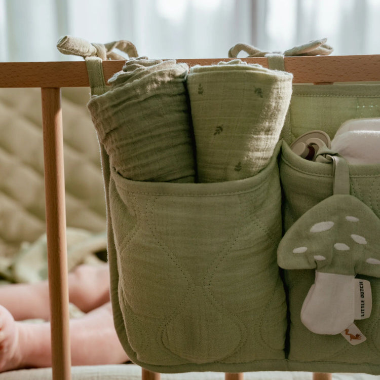 LITTLE DUTCH. Swaddles muslin Pure Sage 70x70
