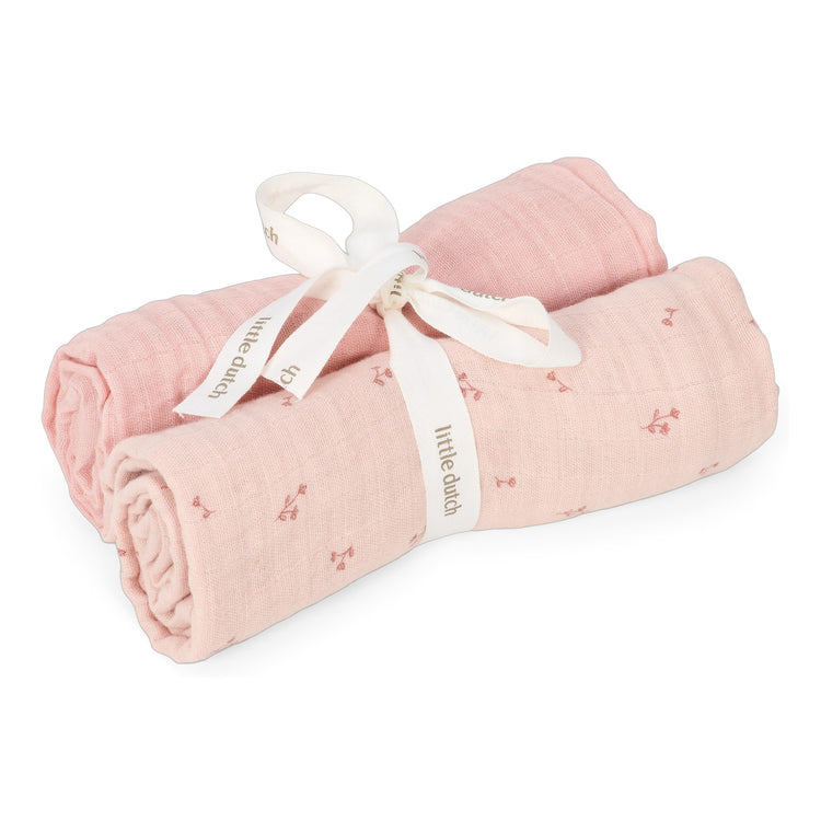 LITTLE DUTCH. Swaddles muslin Pure Blossom 70x70