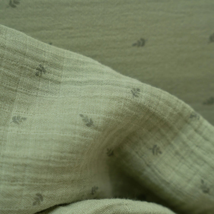 LITTLE DUTCH. Swaddle muslin Pure Sage 120x120