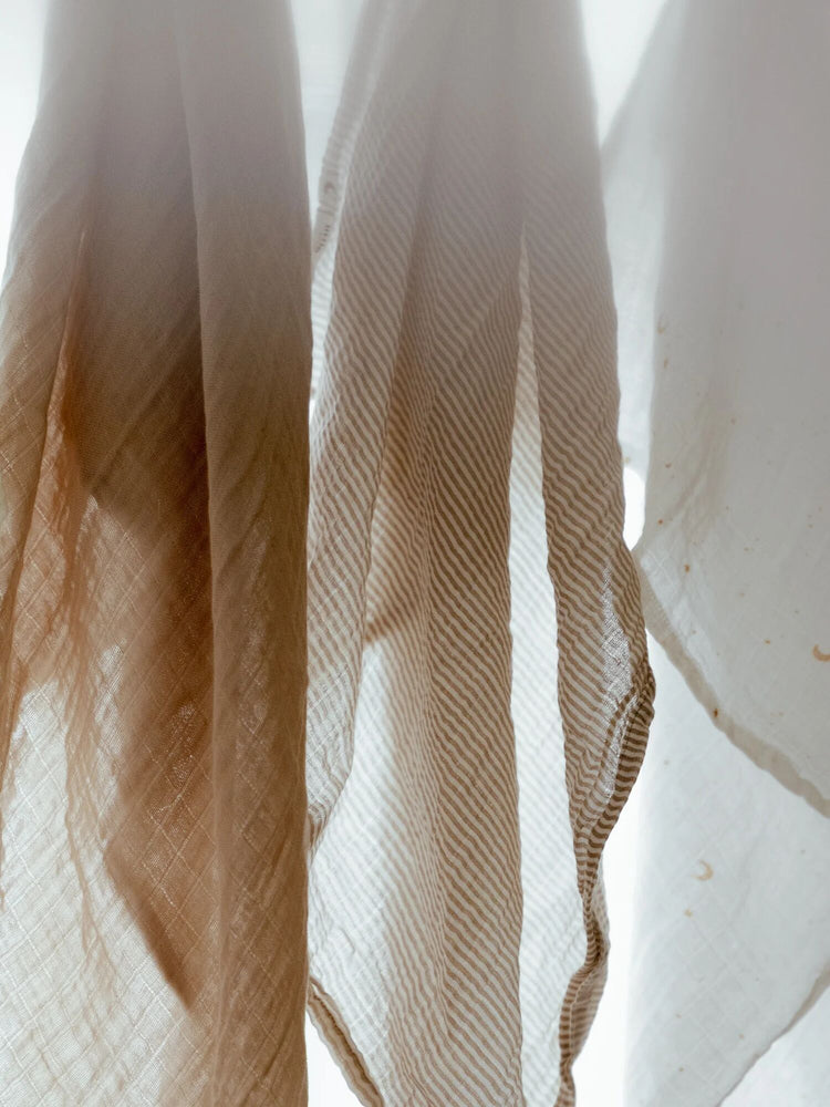 LITTLE DUTCH. Swaddle muslin Pure Soft Beige 120x120