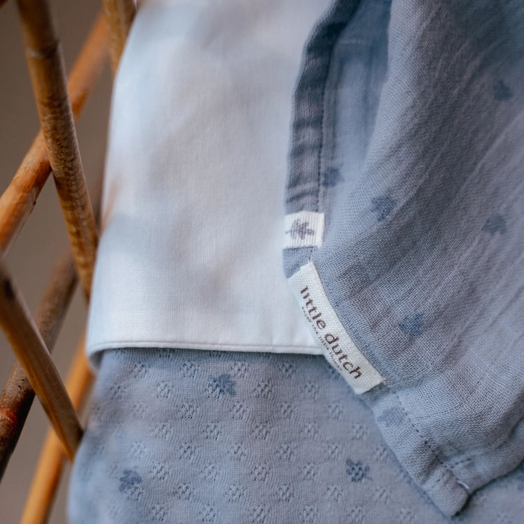 LITTLE DUTCH. Swaddle muslin Pure Denim Blue 120x120