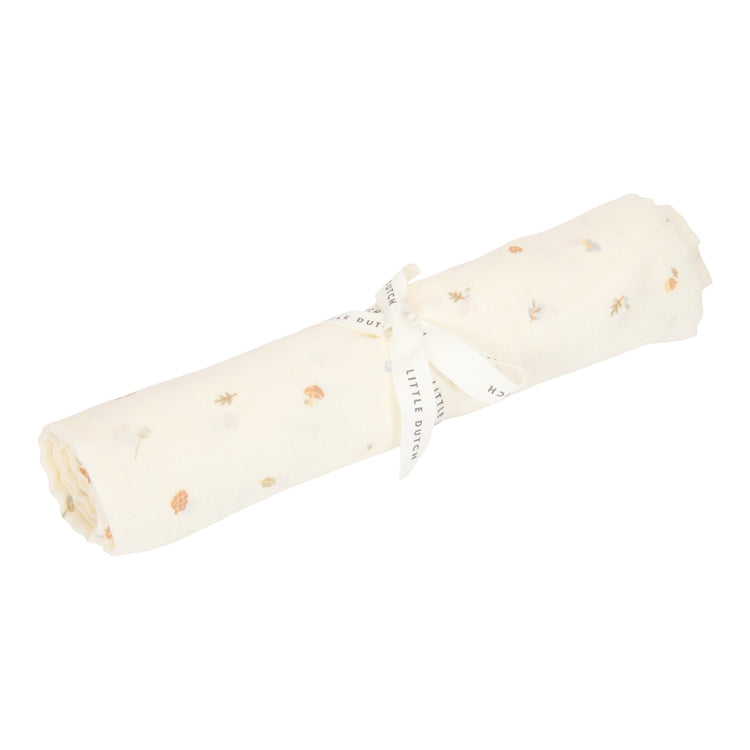 LITTLE DUTCH. Swaddle muslin Forest Treasures 120 x 120