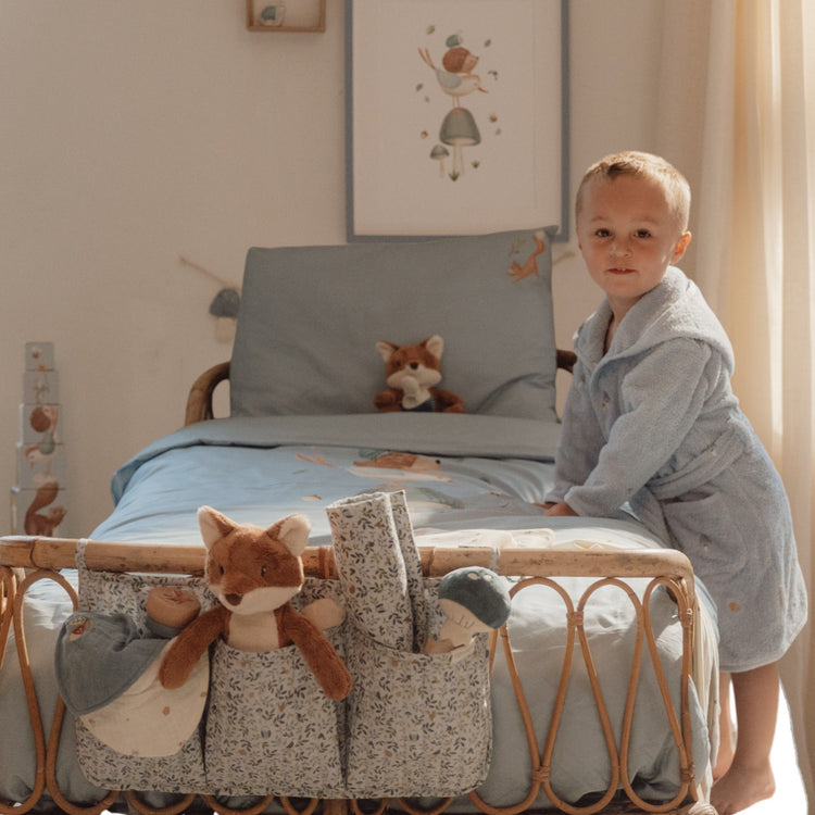 LITTLE DUTCH. Bathrobe embroidered Blue