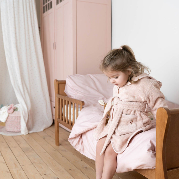 LITTLE DUTCH. Bathrobe embroidered Blossom