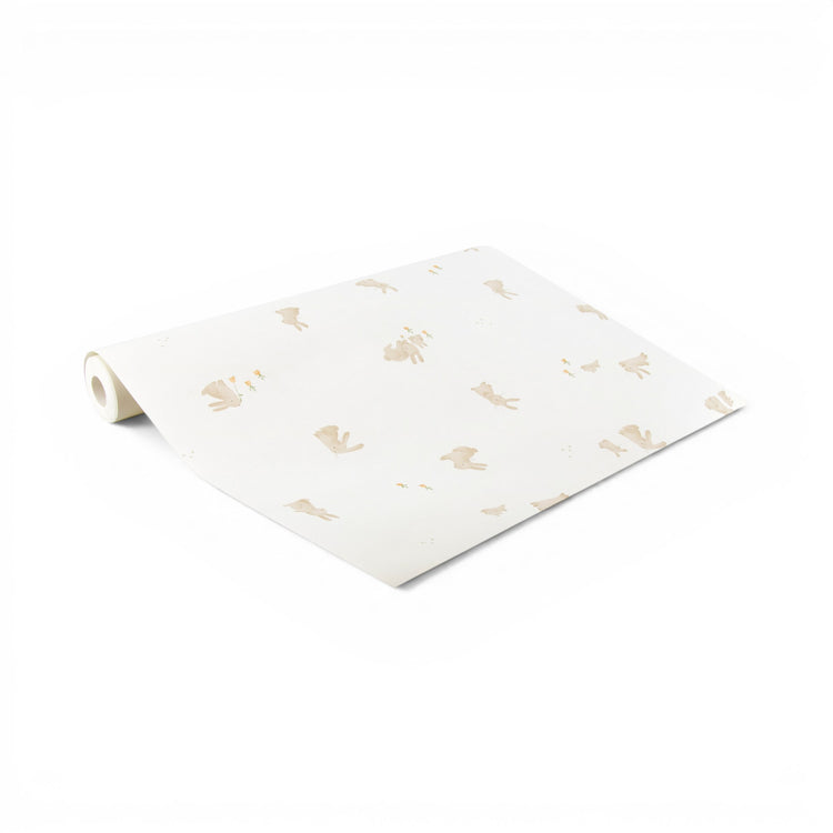 LITTLE DUTCH. Non-woven wallpaper Baby Bunny