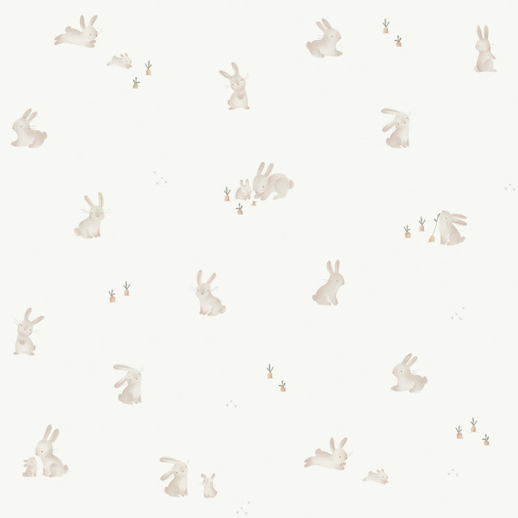 LITTLE DUTCH. Non-woven wallpaper Baby Bunny
