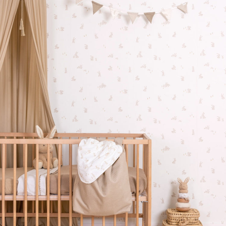 LITTLE DUTCH. Non-woven wallpaper Baby Bunny