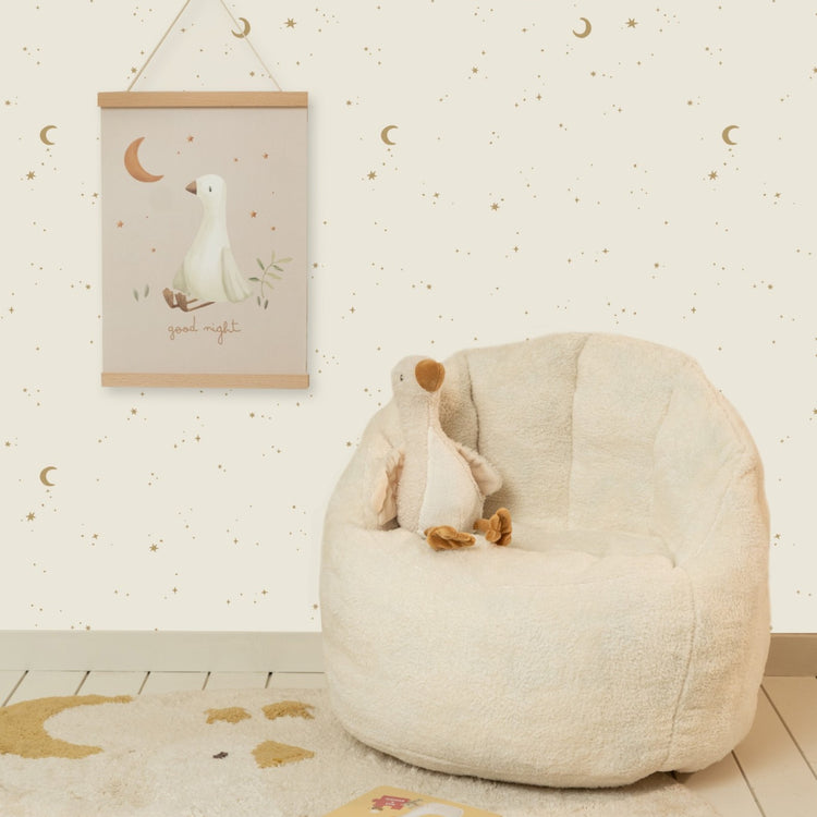 LITTLE DUTCH. Non-Woven Wallpaper Moon & Stars