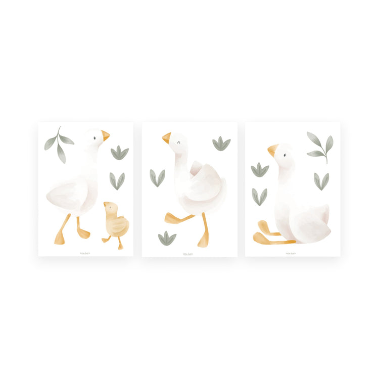 LITTLE DUTCH. Wall decalls set of 3 sheets Little Goose