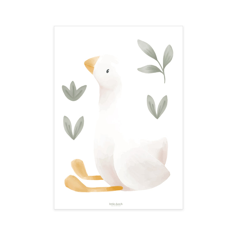 LITTLE DUTCH. Wall decalls set of 3 sheets Little Goose