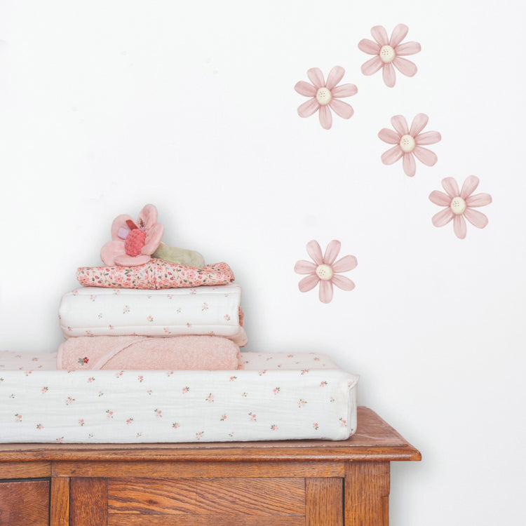 LITTLE DUTCH. Wall decalls set of 3 sheets Flowers Fairy Garden