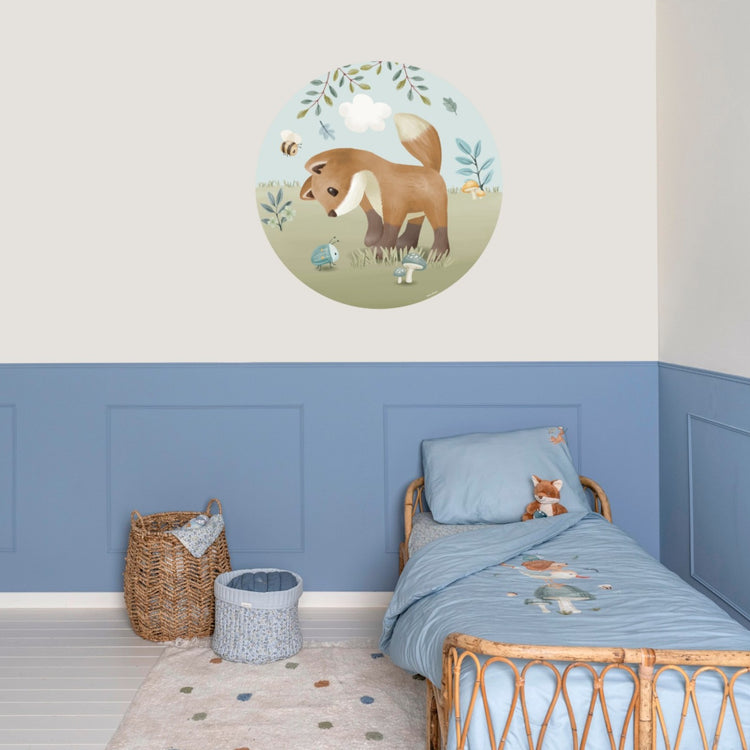 LITTLE DUTCH. Wallpaper circle Forest Friends