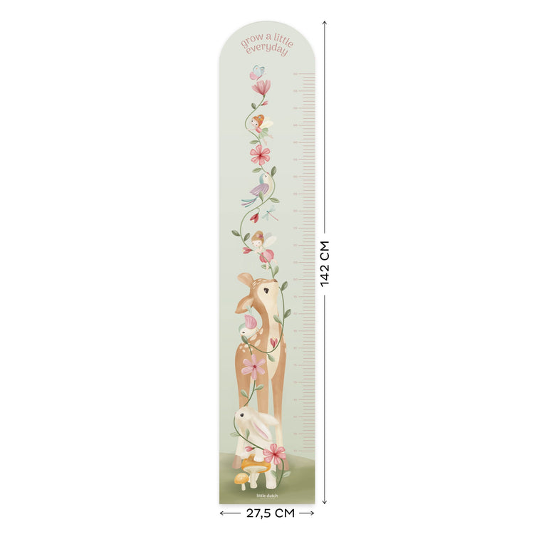 LITTLE DUTCH. Growth chart wall decall Fairy Garden
