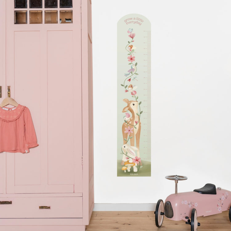 LITTLE DUTCH. Growth chart wall decall Fairy Garden