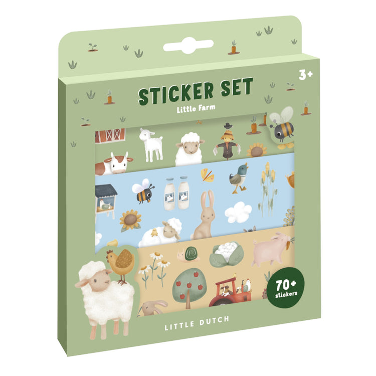 LITTLE DUTCH. Sticker set of 3 sheets Little Farm