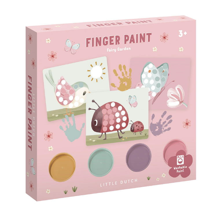 LITTLE DUTCH. Fingerpaint Set Fairy Garden