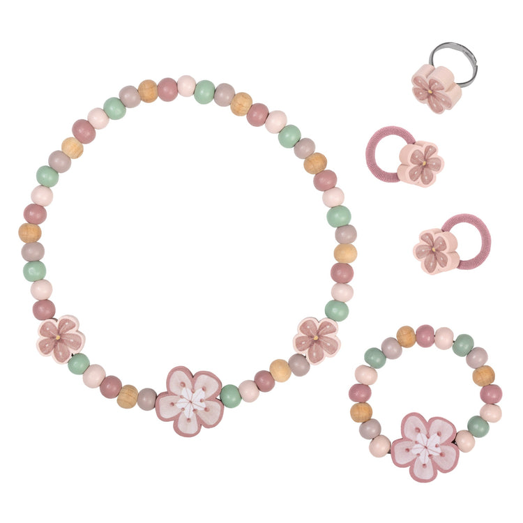 LITTLE DUTCH. Wooden Jewellery Flowers