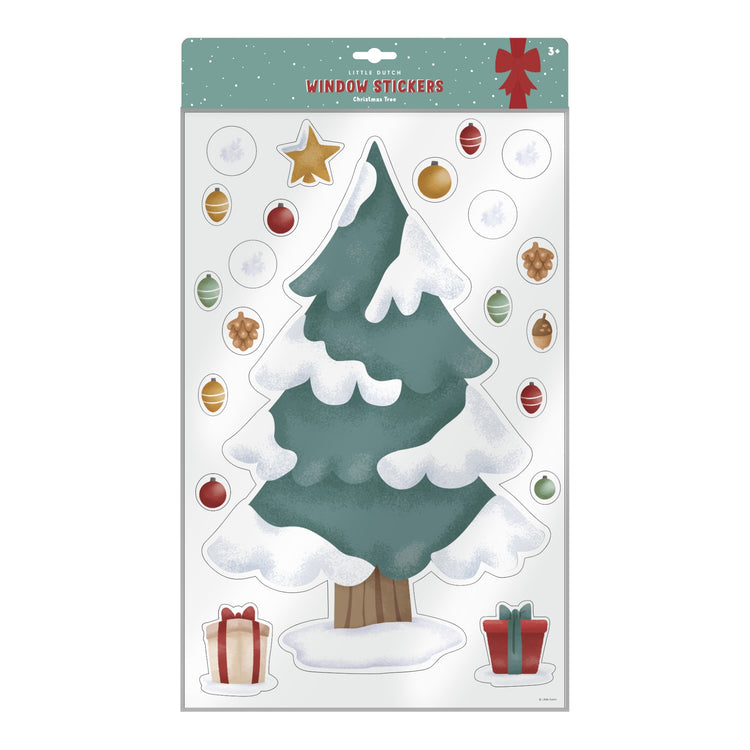 LITTLE DUTCH. Window stickers Christmas Tree