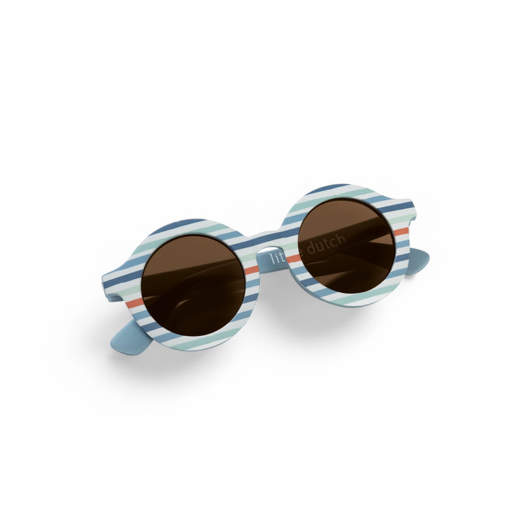 LITTLE DUTCH. Kids Sunglasses Round Stripes