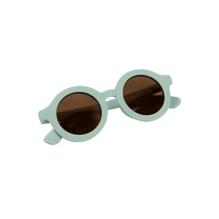 LITTLE DUTCH. Kids Sunglasses Round Sea Green