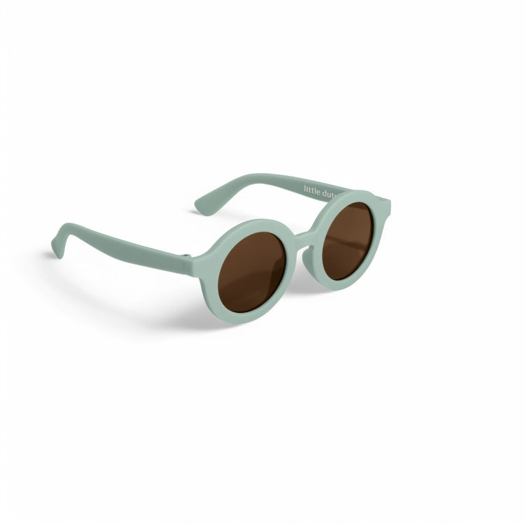LITTLE DUTCH. Kids Sunglasses Round Sea Green