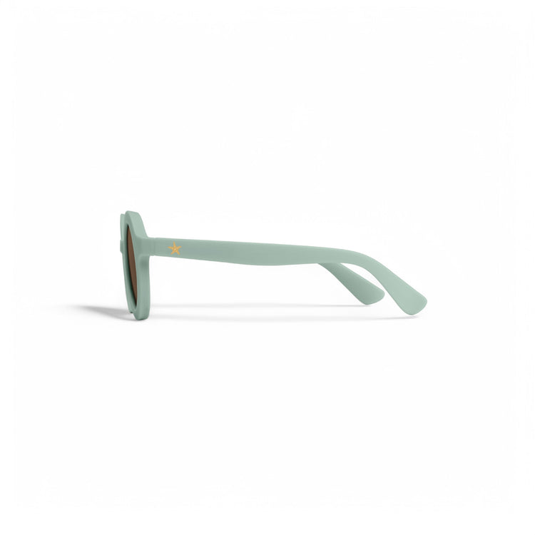 LITTLE DUTCH. Kids Sunglasses Round Sea Green