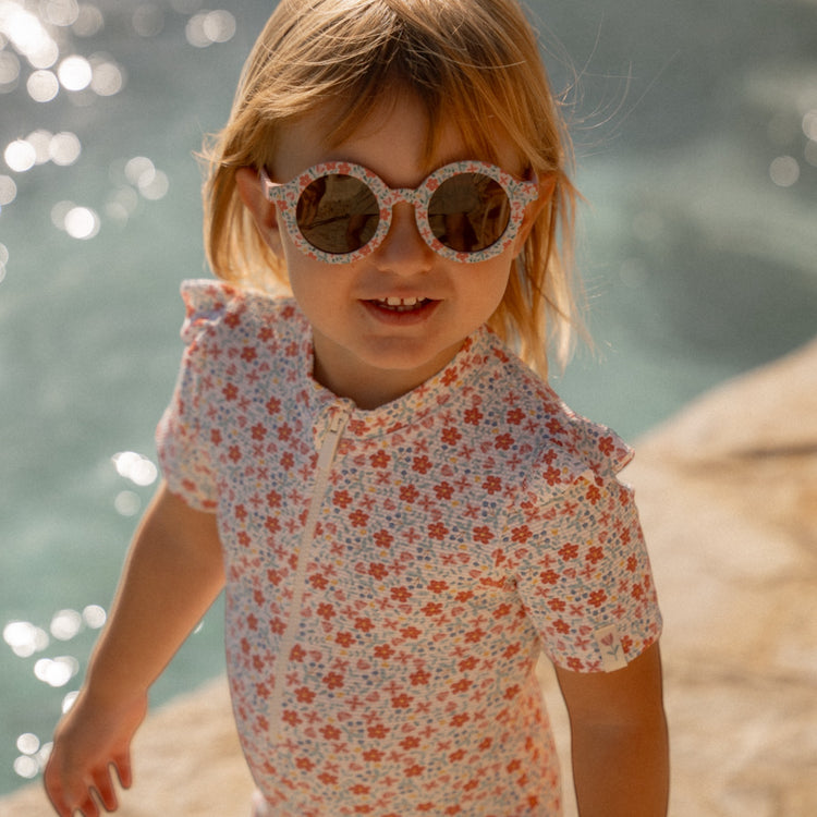 LITTLE DUTCH. Kids Sunglasses Round Flowers