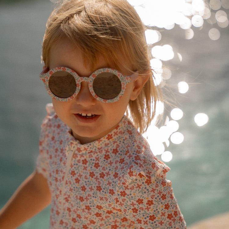 LITTLE DUTCH. Kids Sunglasses Round Flowers
