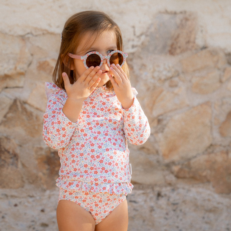 LITTLE DUTCH. Kids Sunglasses Round Flowers