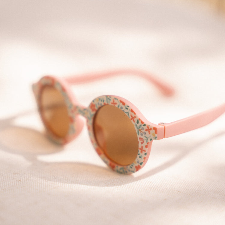 LITTLE DUTCH. Kids Sunglasses Round Flowers