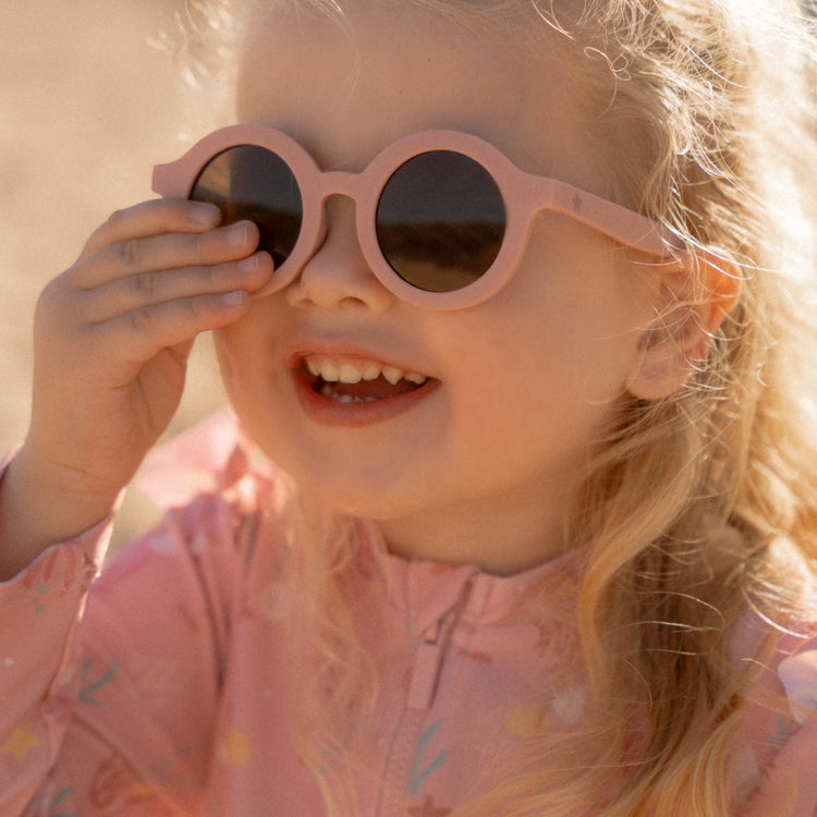 LITTLE DUTCH. Kids Sunglasses Round Light Pink